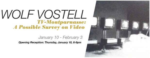 poster for Wolf Vostell "TV Montparnasse"