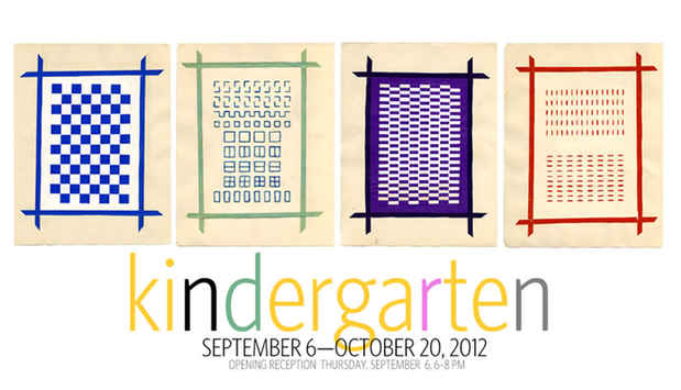 poster for "Kindergarten" Exhibition
