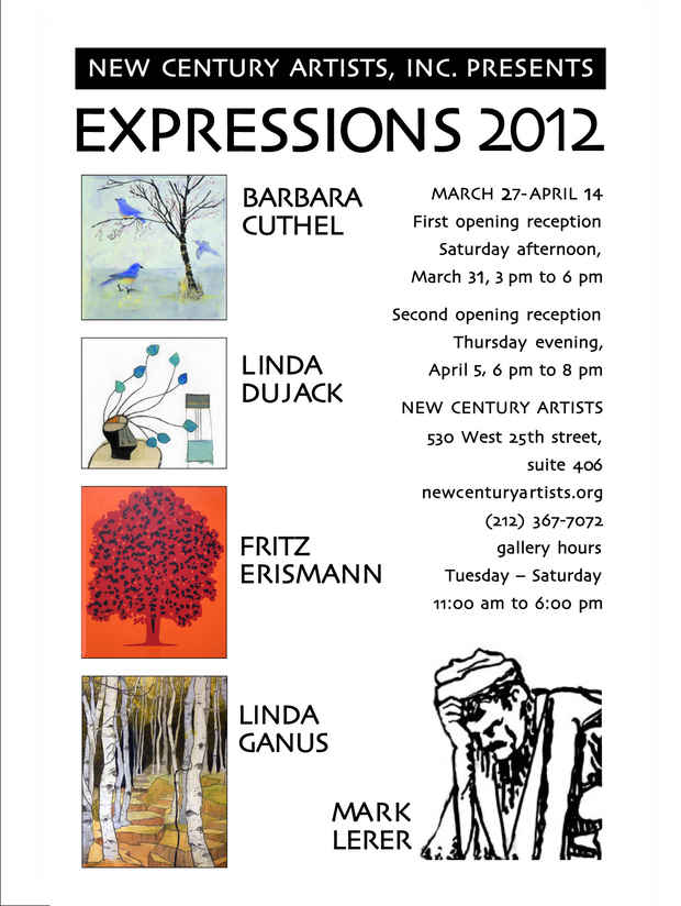 poster for "New Expressions '12" Exhibition