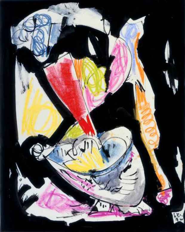 poster for Hans Hofmann "Works on Paper from the 1940s"