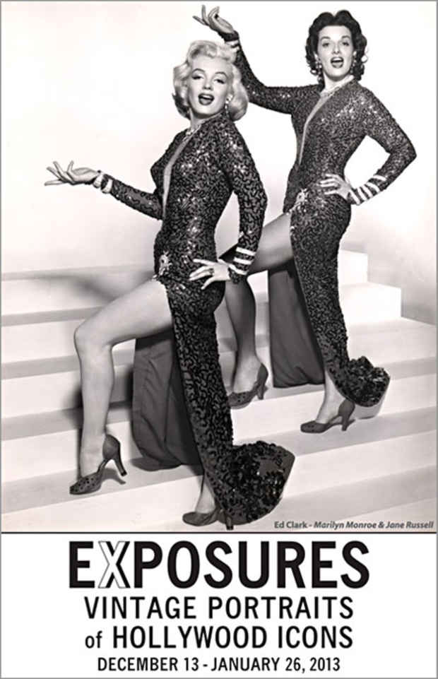 poster for "Exposures: Vintage Portraits of Hollywood Icons" Exhibition