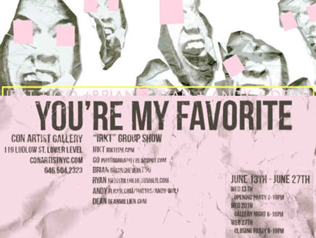 poster for "You're My Favorite" Exhibition