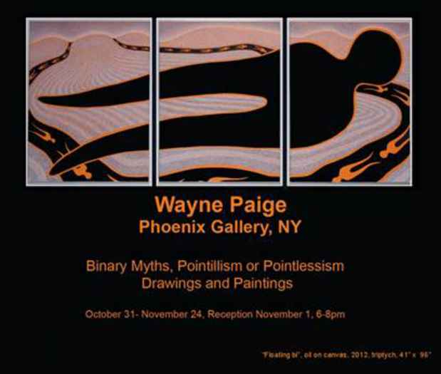 poster for Wayne Paige Exhibition