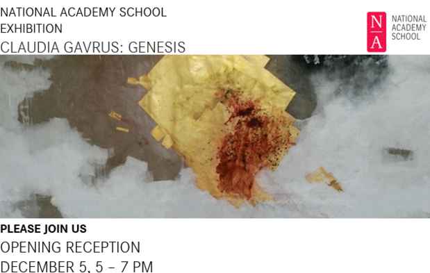 poster for Claudia Gavrus "Genesis"