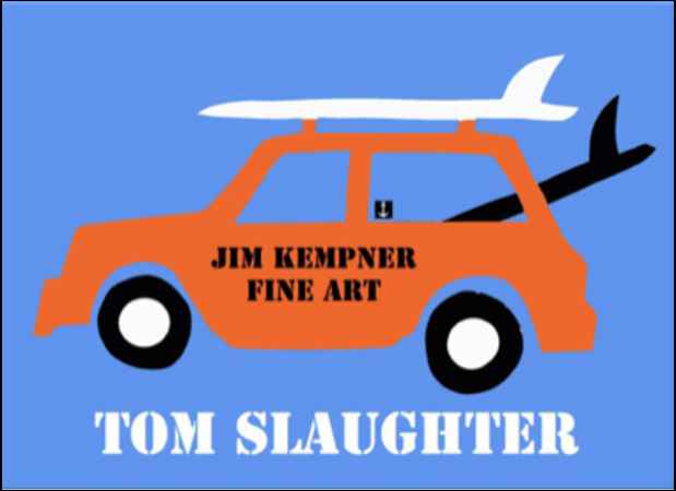 poster for Tom Slaughter "Summer Pop-Up Shop"