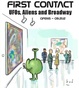 poster for "First Contact: An Exhibition of 100 Works of Cartoon and Comic Art" Exhibition