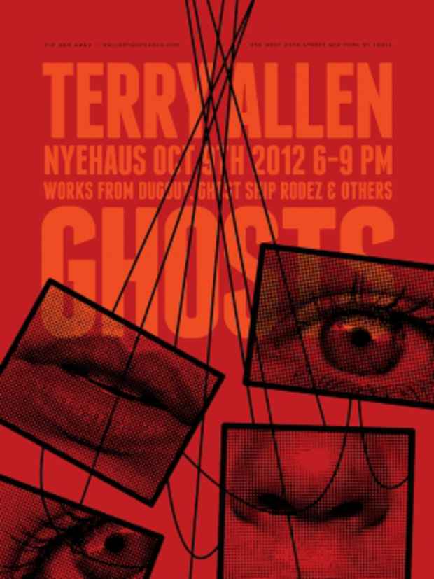 poster for Terry Allen Exhibition