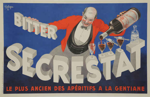 poster for Food & Wine Related Vintage Posters Auction Exhibition