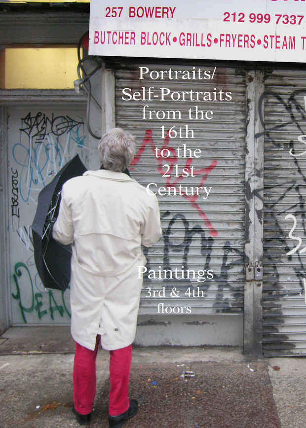 poster for "Portraits/Self-Portraits" Exhibition