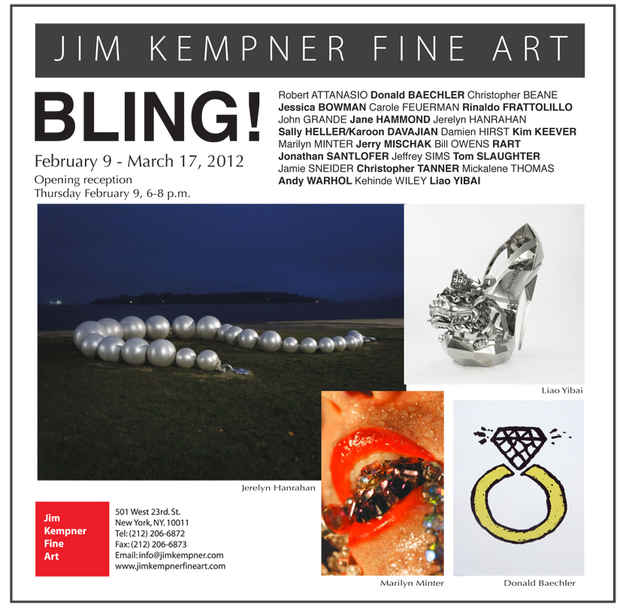 poster for "Bling!" Exhibition