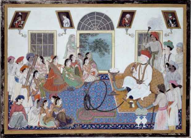 poster for "Princes and Painters in Mughal Delhi 1707-1857" Exhibition