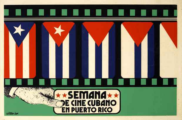 poster for "Coming Attraction: Cuban Movie Posters from the Collection of Merrill C. Berman" Exhibition