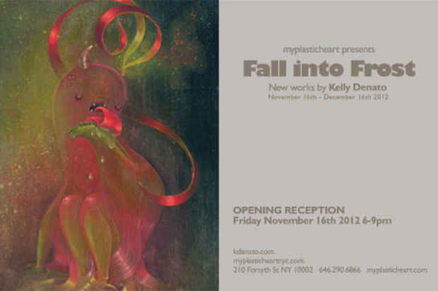 poster for Kelly Denato "Fall into Frost" 