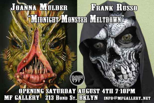 poster for Joanna Mulder & Frank Russo's  "MIDNIGHT MONSTER MELTDOWN"
