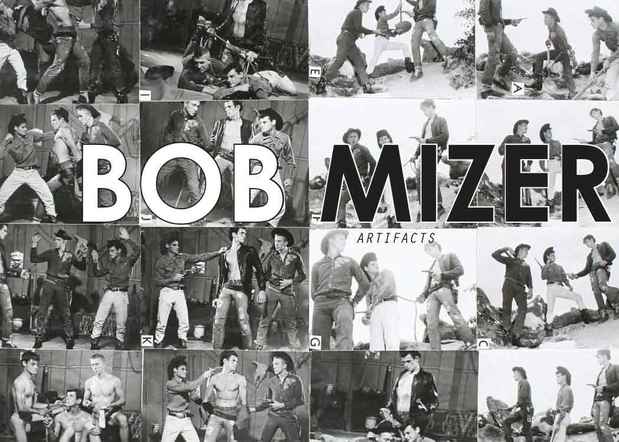 poster for Bob Mizer "ARTIFACTS"