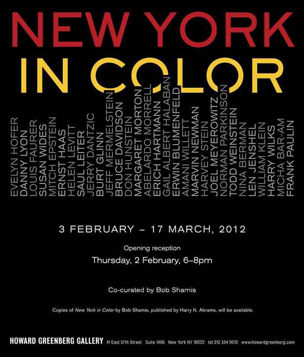 poster for "New York in Color" Exhibition