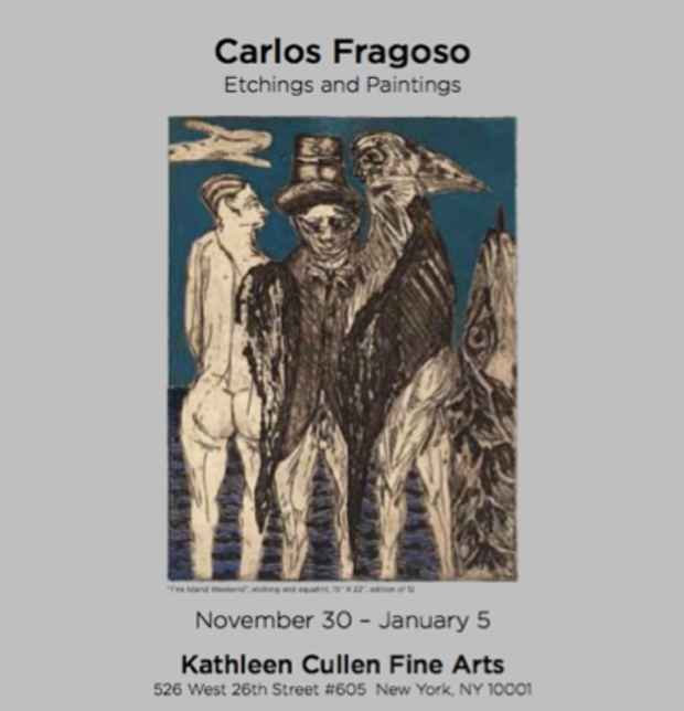 poster for Carlos Fragoso Exhibition