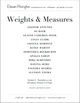 poster for "Weight & Measures" Exhibition