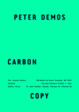 poster for Peter Demos "Carbon Copy"