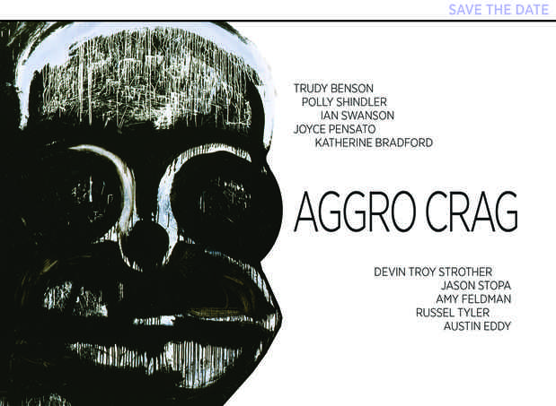 poster for "AGGRO CRAG" Exhibition