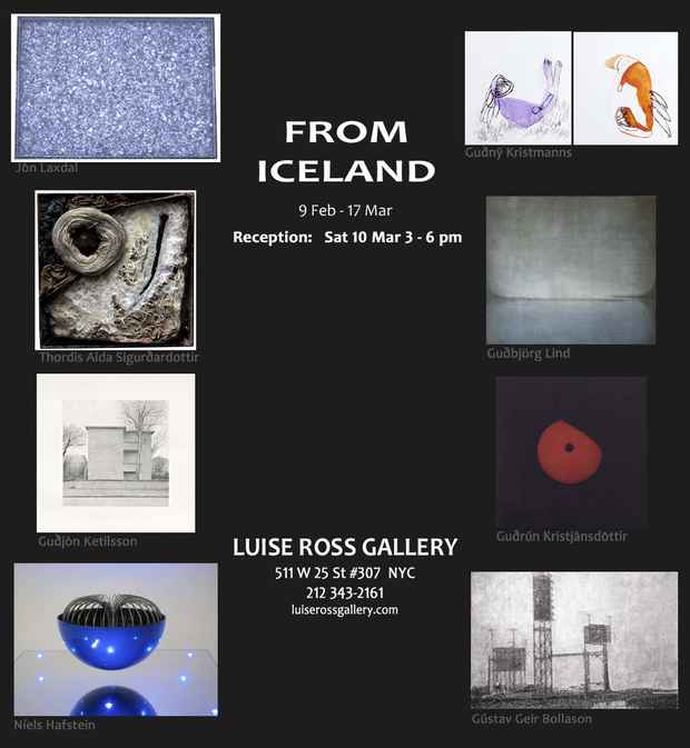 poster for "From Iceland" Exhibition