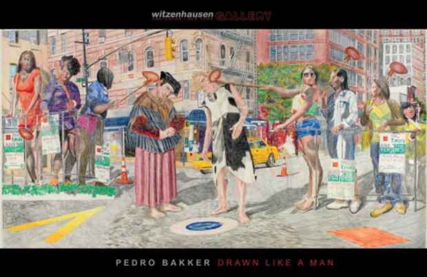 poster for Pedro Bakker "Drawn Like a Man"