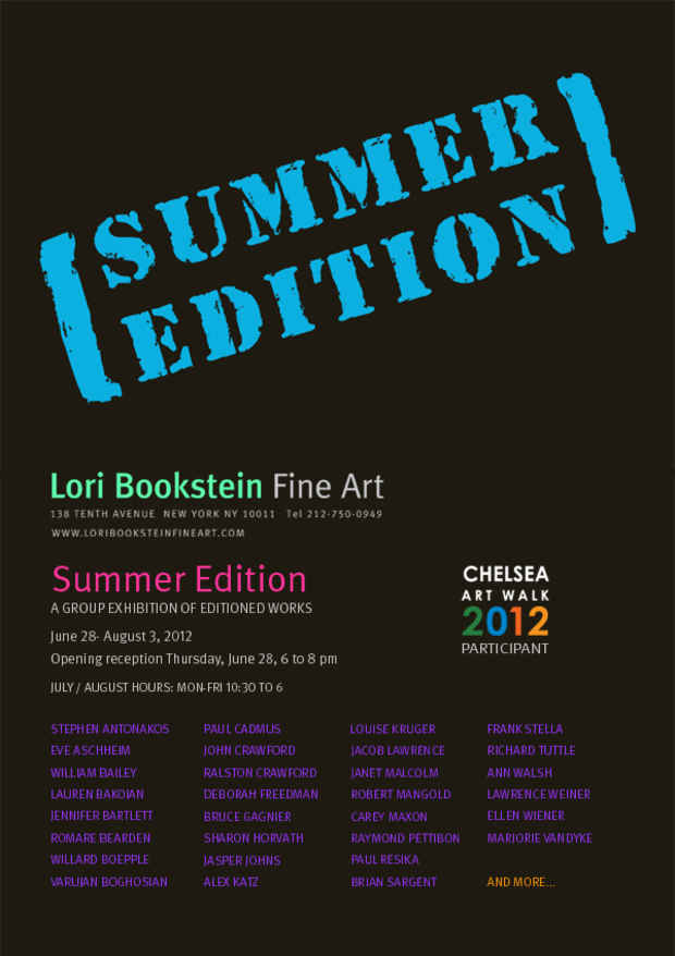 poster for "Summer Edition" Exhibition