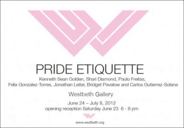 poster for Kenneth Sean Golden "Pride Etiquette: Works on gender, identity and sexuality"