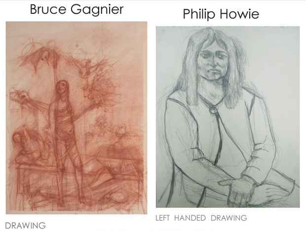 poster for Bruce Gagnier/Philip Howie Exhibition