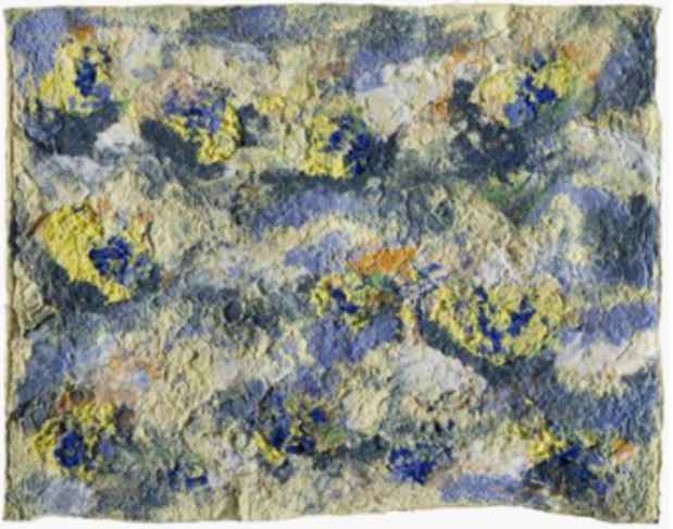 poster for Joan Snyder "Paper Pulp Paintings"