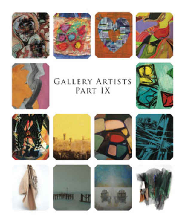 poster for "Gallery Artists Part IX" Exhibition