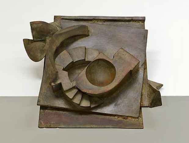 poster for Anthony Caro "New Small Bronzes"