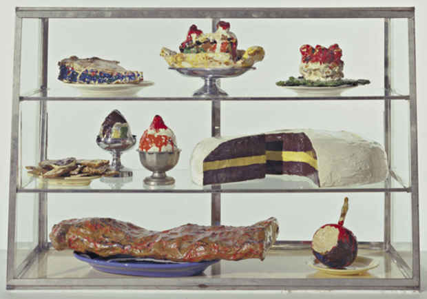poster for Claes Oldenburg "The Street and The Store"