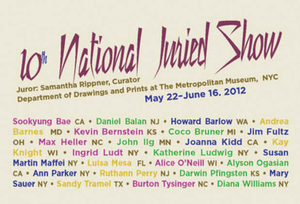 poster for 10th National Juried Show 