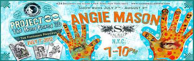 poster for  Angie Mason "Project 30 - Hand Picked 10"