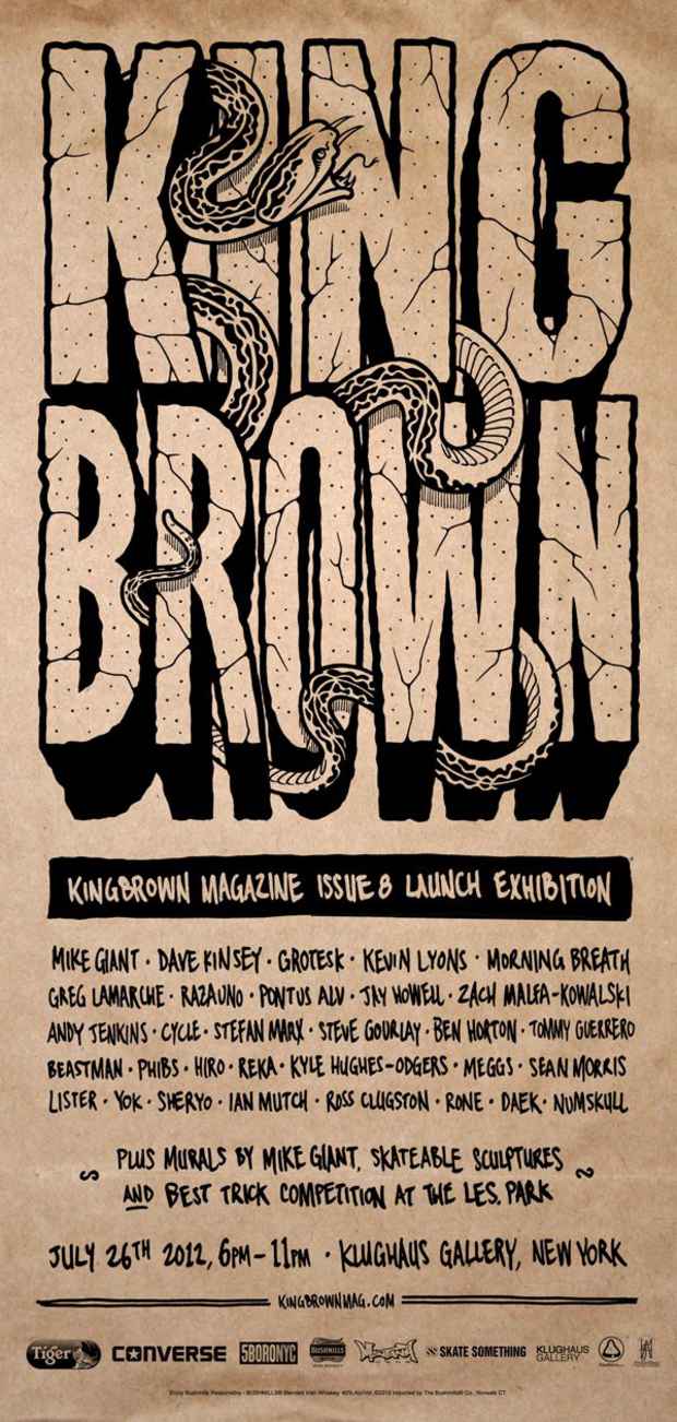 poster for "Kingbrown Magazine, Edition #8" Exhibition