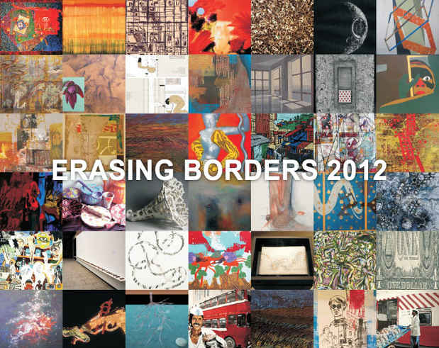 poster for "Erasing Borders" Exhibition