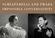 poster for "Schiaparelli and Prada: Impossible Conversations" Exhibition
