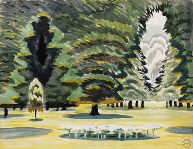 poster for Charles Burchfield "Landscapes 1916-1962"