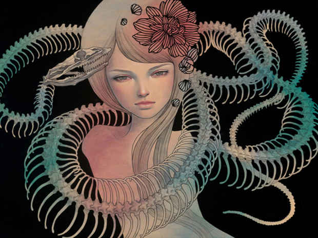 poster for Audrey Kawasaki "Midnight Reverie"