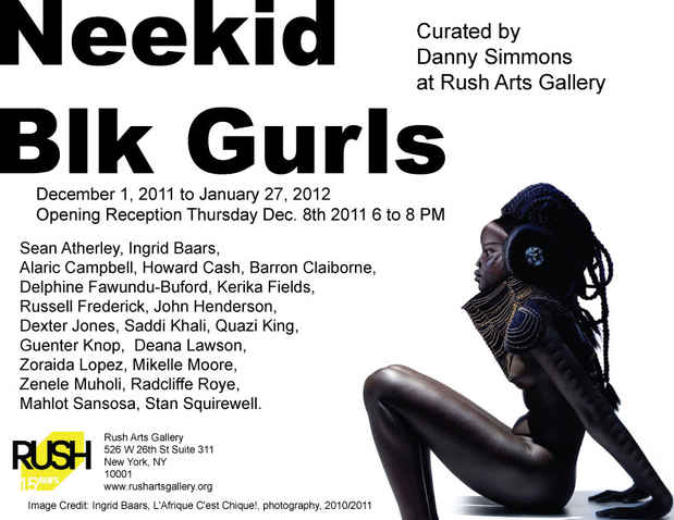 poster for "Neekid Blk Gurls" Exhibition