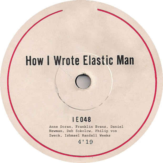 poster for "How I Wrote 'Elastic Man'" Exhibition