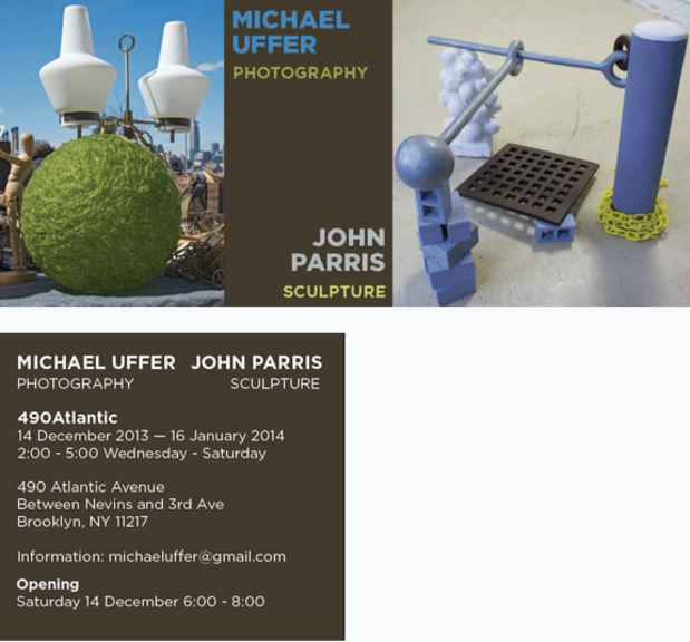poster for Michael Uffer and John Parris Exhibition