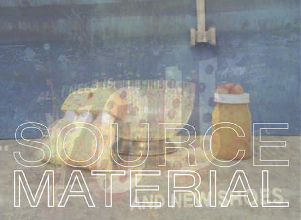 poster for “Source Material” Exhibition