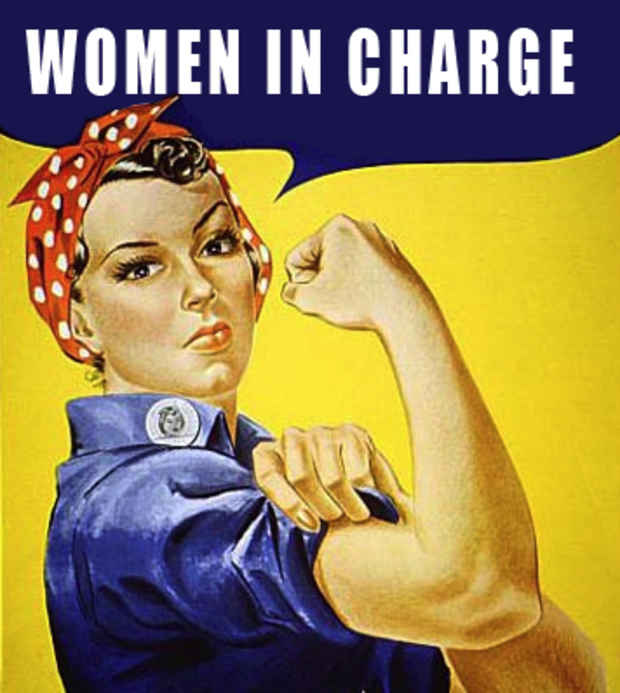 poster for “Women In Charge!” Exhibition