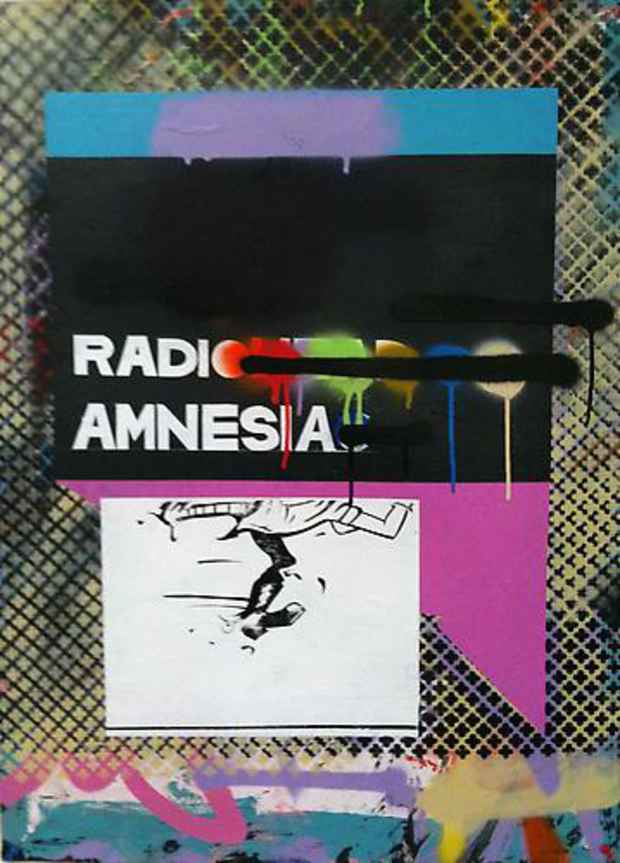 poster for Michael Bevilacqua “Radio Amnesia: A Survey of Works on Paper 1997-2013”