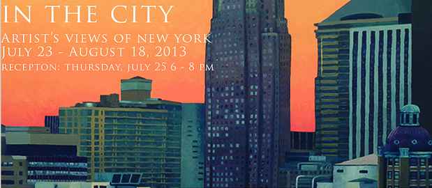 poster for “In the City: Artists’ Views of New York City” Exhibition