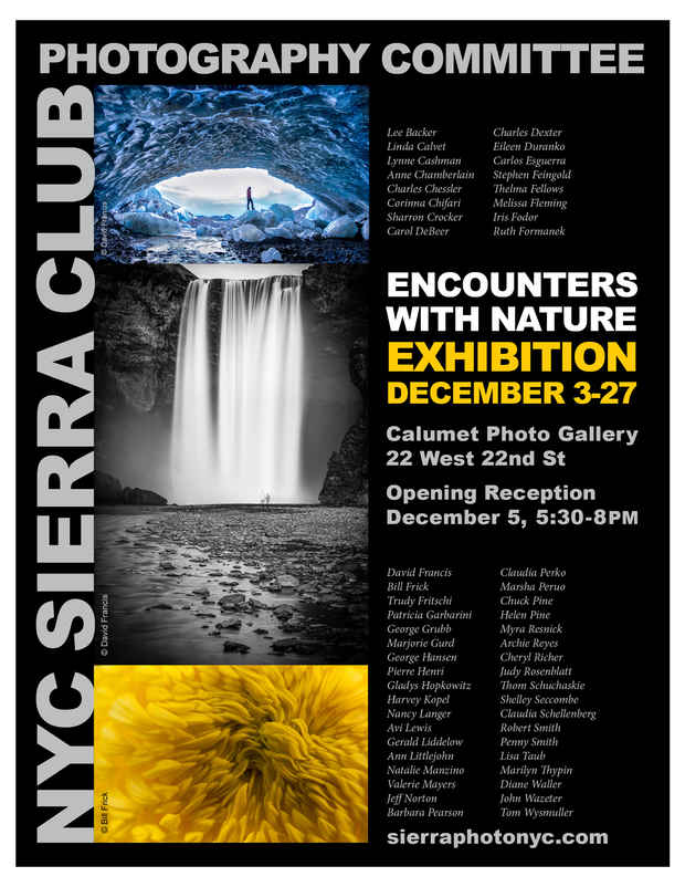 poster for “Encounters with Nature” Exhibition