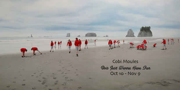 poster for Cobi Moules “Bois Just Wanna Have Fun”