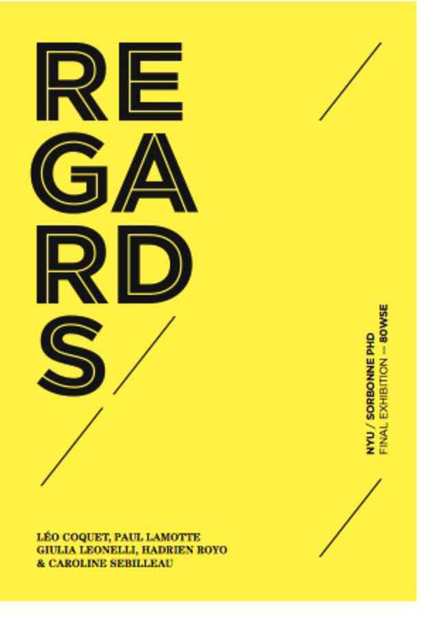 poster for “Regards NYU / Sorbonne PhD” Exhibition
